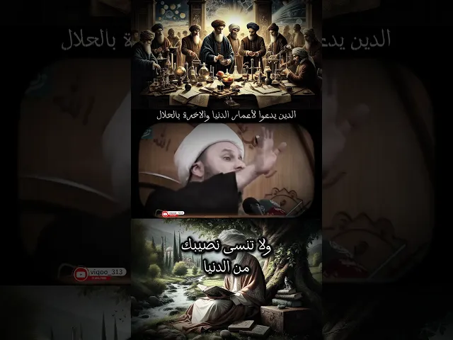 ⁣الدين يدعوا لأعمار الدنيا والاخرة بالحلال | #ايزدشناس #كربلاء #الشيعة #السنة #مكة #المسلمين #muslim