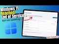 Fix Windows 11 update issue your version of Windows has reached end of service