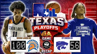 UIL 6A Texas State Playoffs GAME RECAP Seven Lakes HS vs Cy Creek HS