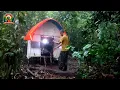 Download Lagu Camping hujan deras  sepanjang hari ditengah hutan bersama istri. 
