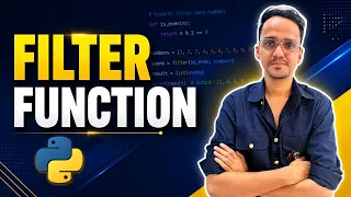 Filter Function in Python filter with Lambda Explained in Hindi