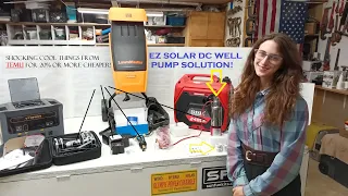 Download 12/24 volt DC 220 watt Solar well pump solution \u0026 cool stuff from TEMU too MP3
