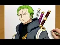 How to Draw Egghead Zoro Step by Step One Piece Drawing