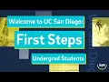 Welcome to UCSD First Steps Undergrad