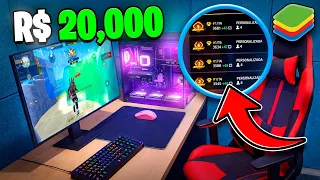 JOGANDO APOSTADO NO MEU PC GAMER NOVO DE R$20.000! (PEDIRAM TELA)