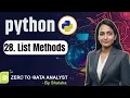 Python List Methods Tutorial for Beginners Python Programming