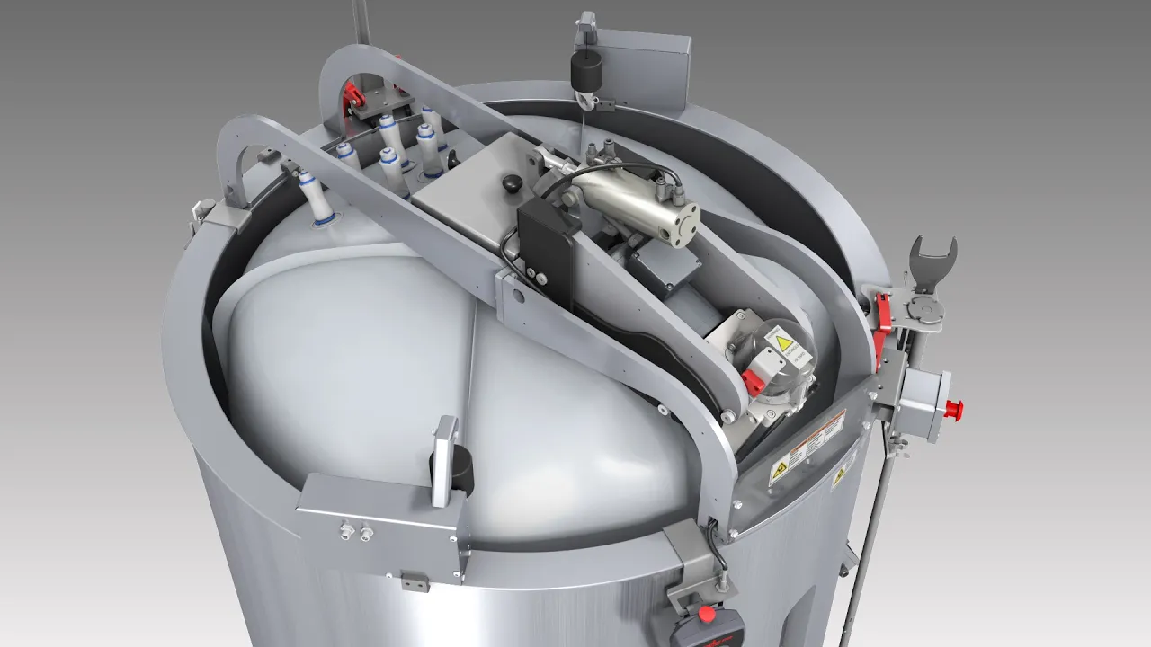 3D Product Animation, HyPerforma 5:1 Single-Use Bioreactor