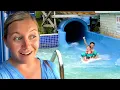 WE HAVE THE ENTIRE WATER PARK TO OURSELVES CHERRY HILL RESORT UTAH