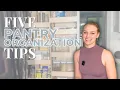 5 Easy Pantry Organization Tips to Maximize Space Reduce Clutter Kitchen Storage Hacks
