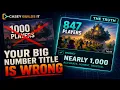 Your big number title is wrong fix it with this FREE Python tool