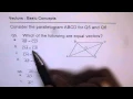 Q5 Q6 Vectors in Parallelogram - EDEXCEL