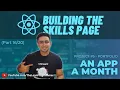 React Mega Tutorial - Project 4 Part 16 Building and Styling the Skills Page