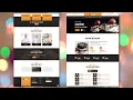 Complete Responsive Cake Shop - Bakery Website Template Design