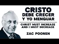 Christ Must Increase and I Must Decrease - Zac Poonen