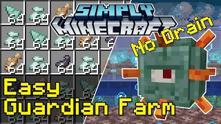 Easy Guardian Farm Tutorial No Removal Simply Minecraft Java Edition 1 18