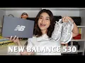 NEW BALANCE 530 SNEAKERS UNBOXING FIRST IMPRESSIONS REVIEW SIZING WHEN WORN