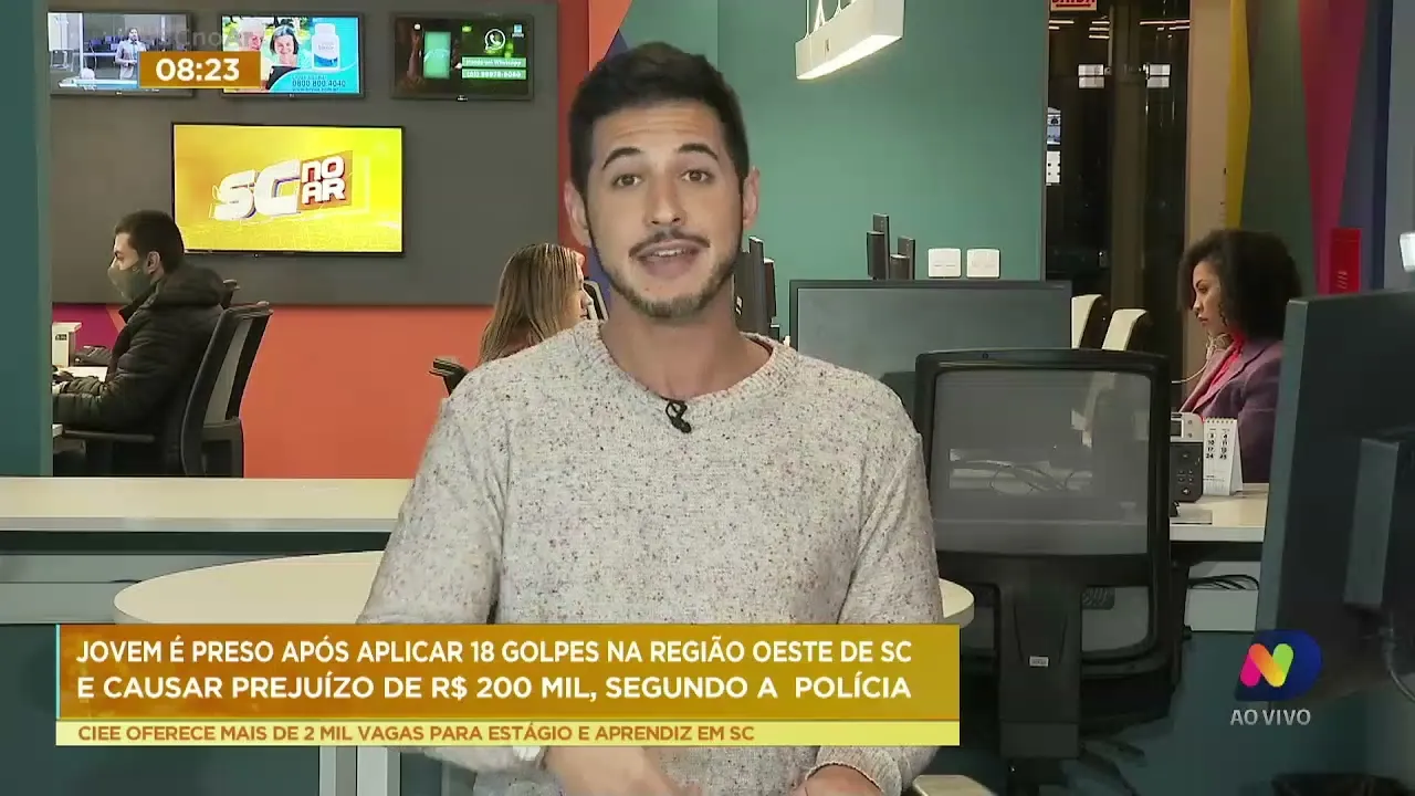 Jovem é preso após aplicar 18 golpes na região Oeste de SC e causar prejuízo de R$ 200 mil