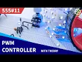 DC Motor Speed and LED Brightness Controller Circuit using PWM 555 Timer Project