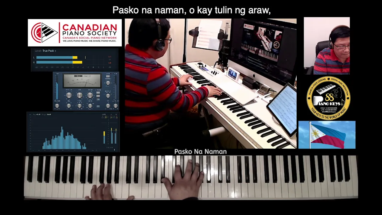 Philippine Christmas Songs Played On The Piano   Non-stop Tagalog Christmas Songs Top Video