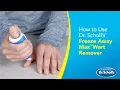 Dr Scholl s How to Use Freeze Away Max Wart Remover