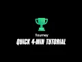 Tourney Tournament Maker App - Quick Tutorial