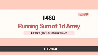 leetcode - 1480 Running Sum of 1d Array JavaScript Solution