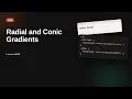 Radial and Conic Gradients CSS Visual Effects Tutorial