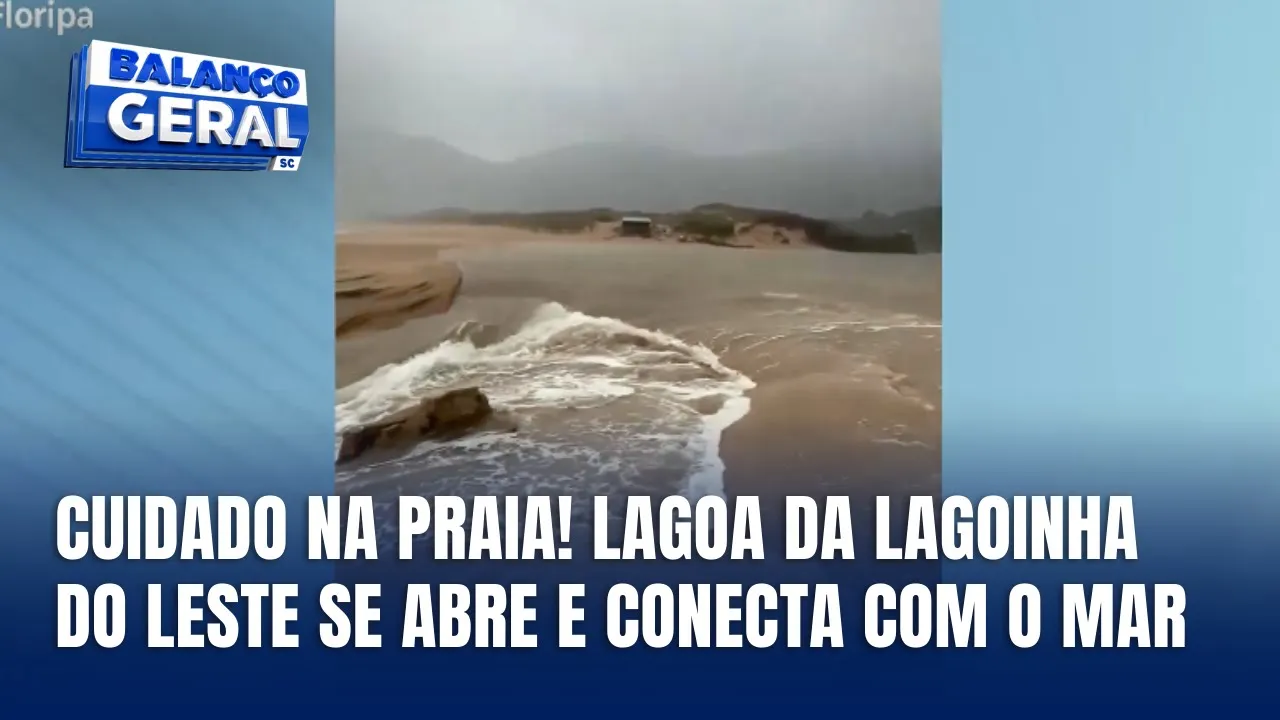 Lagoa da Lagoinha do Leste estoura e chama a atenção nas redes sociais