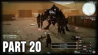 Final Fantasy XV Comrades 100 Walkthrough Part 20 PS4 Pro Hunt A Secret Experiment 