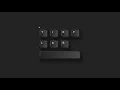 Keyboard Keys in real Neumorphism HTML and CSS