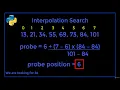 6 Interpolation search