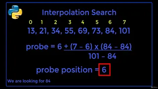 6 Interpolation search