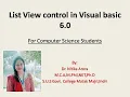 listview Control Microsoft Visual Basic 6 0