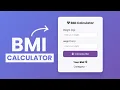 Advanced BMI Calculator using HTML CSS Responsive Web Design Project