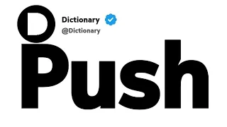 Push Synonyms Similar Words