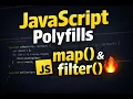 JavaScript Polyfills Explained Implement Array s map filter from Scratch Hindi