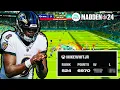 IM ON A 24 GAME WIN STREAK RAVENS PLAYBOOK IS INSANE LAMAR JACKSON ROAD TO MADDEN 24 TIPS