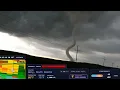 LIVE Storm Chase - Funnel Landspout Threat NW Ohio