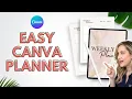 Create a Weekly Digital Planner FAST in Canva Easy Tutorial