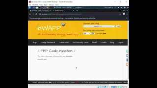 Hacking Noob - bWAPP PHP Injection