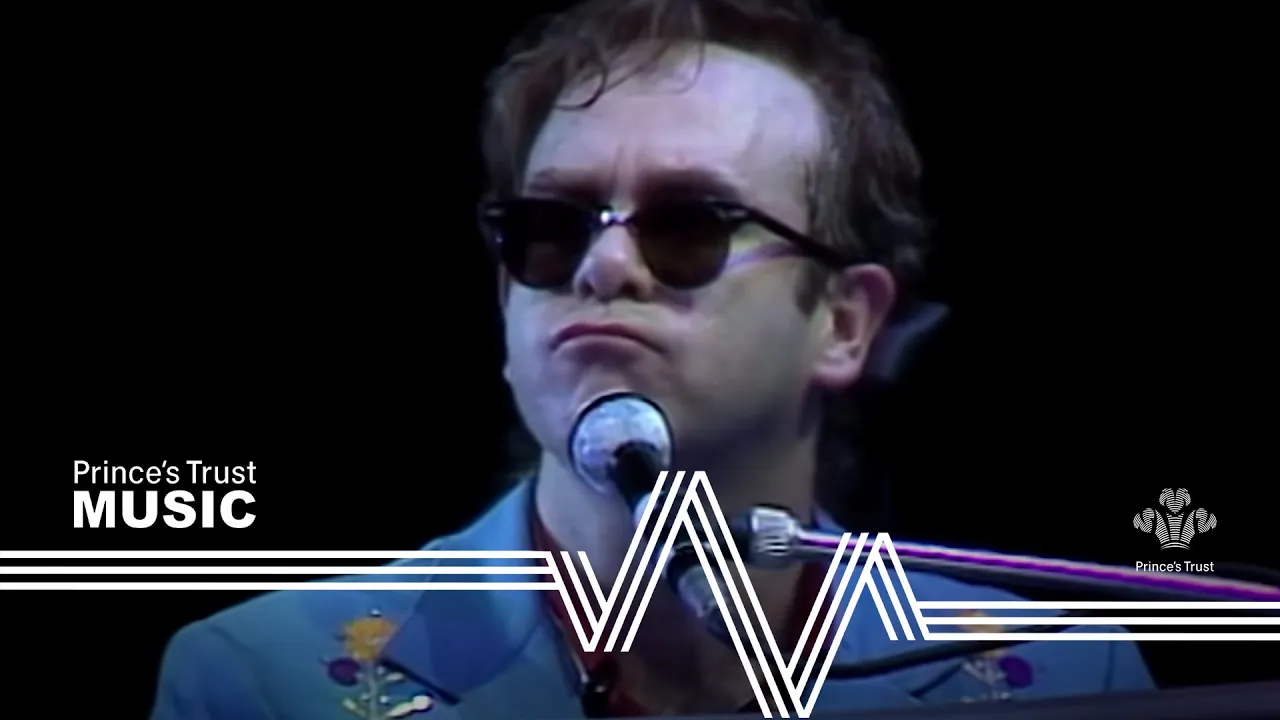 Elton John - I'm Still Standing ft. Eric Clapton (The Prince's Trust Rock Gala 1986)