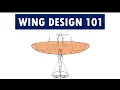 How To Design An Airplane Wing Aspect Ratio Taper Sweep MAC Incidence Twist Dihedral