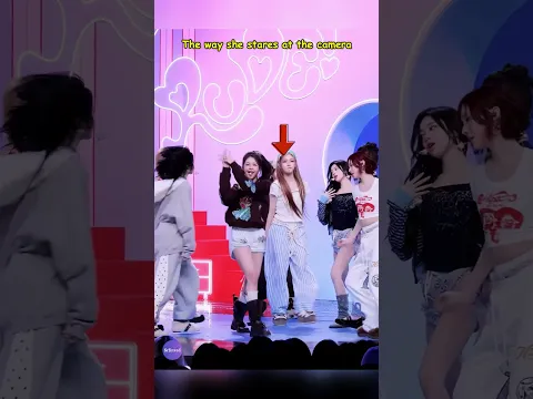 The way she stares at the camera