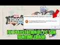 Fix PlayStation R PC SDK Runtime Error In MARVEL Tokon Fighting Souls Fix System Error on PC