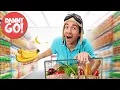 Grocery Store DASH! ๐๐๐ Swipe \u0026 Scan Dance | Adventure Run | Danny Go! Songs for Kids