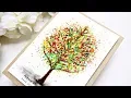 Lagu Pinkfresh Studio Watercolour Splatter Tree