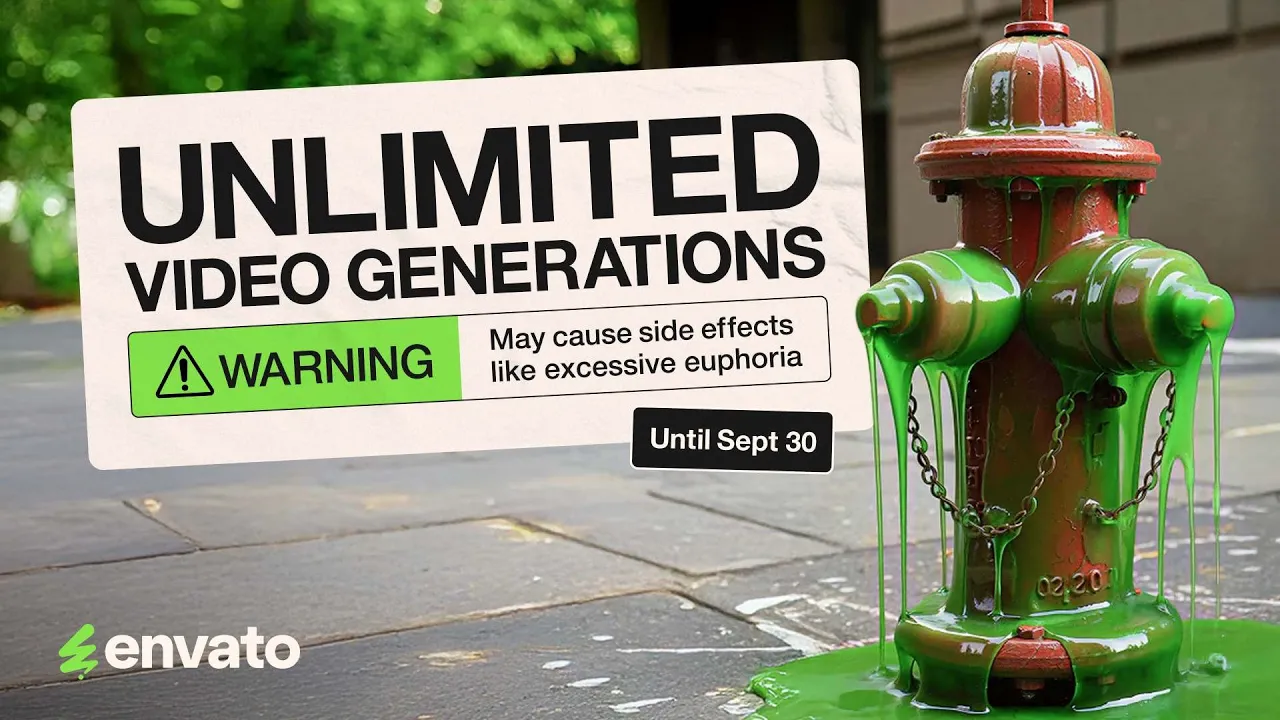 Envato — Envato — Unlimited Video Generations (YouTube video ad)