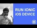 How to run cordova and ionic apps to iOS device or simulator