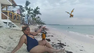 Gordita pero Feliz en la playa 1