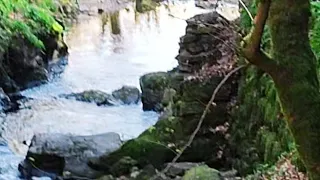 visiting a spectacular big burn in highlands scotland walking explore nature river waterfall